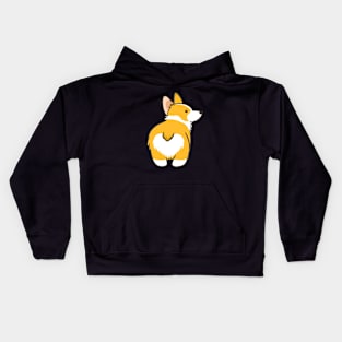 Cute Corgi Butt Kids Hoodie